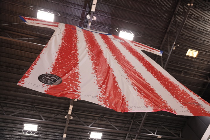 Con la Albirroja en Paseo La Galería