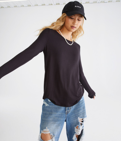Vista previa AERO GIRLS LS KNITS 