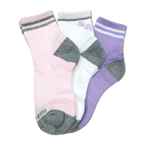 Vista previa 3PK WOMENS 1/2 TERRY QTR CREW